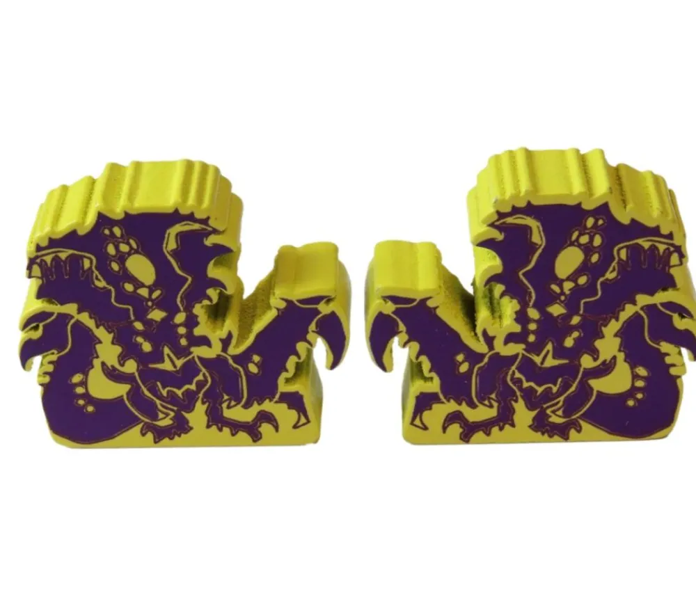 Tout Pour le Jeu 10 meeples créatures fantastiques - Boss de donjon pions en bois