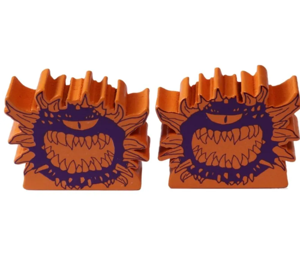 Tout Pour le Jeu 10 meeples créatures fantastiques - Boss de donjon pions en bois
