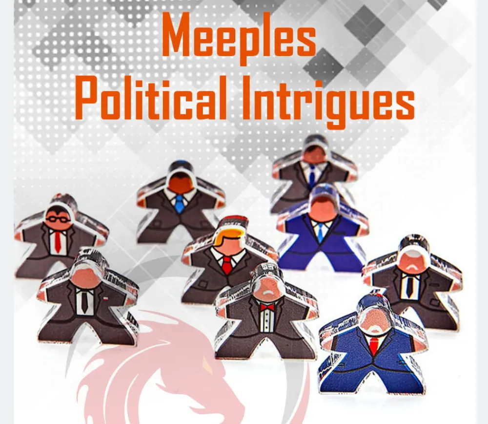 Tout Pour le Jeu 12 meeples hommes en costume plexiglas pions personnage