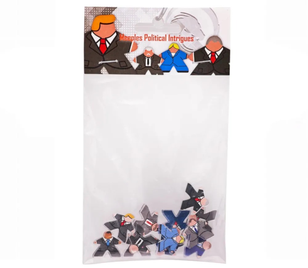 Tout Pour le Jeu 12 meeples hommes en costume plexiglas pions personnage