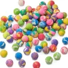 Enfant Tout Pour le Jeu 90 mini balles marbrées rebondissantes Ø 2.5 cm caoutchouc souple