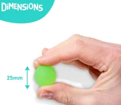 Enfant Tout Pour le Jeu 85 mini balles neon rebondissantes Ø 2.5 cm caoutchouc souple