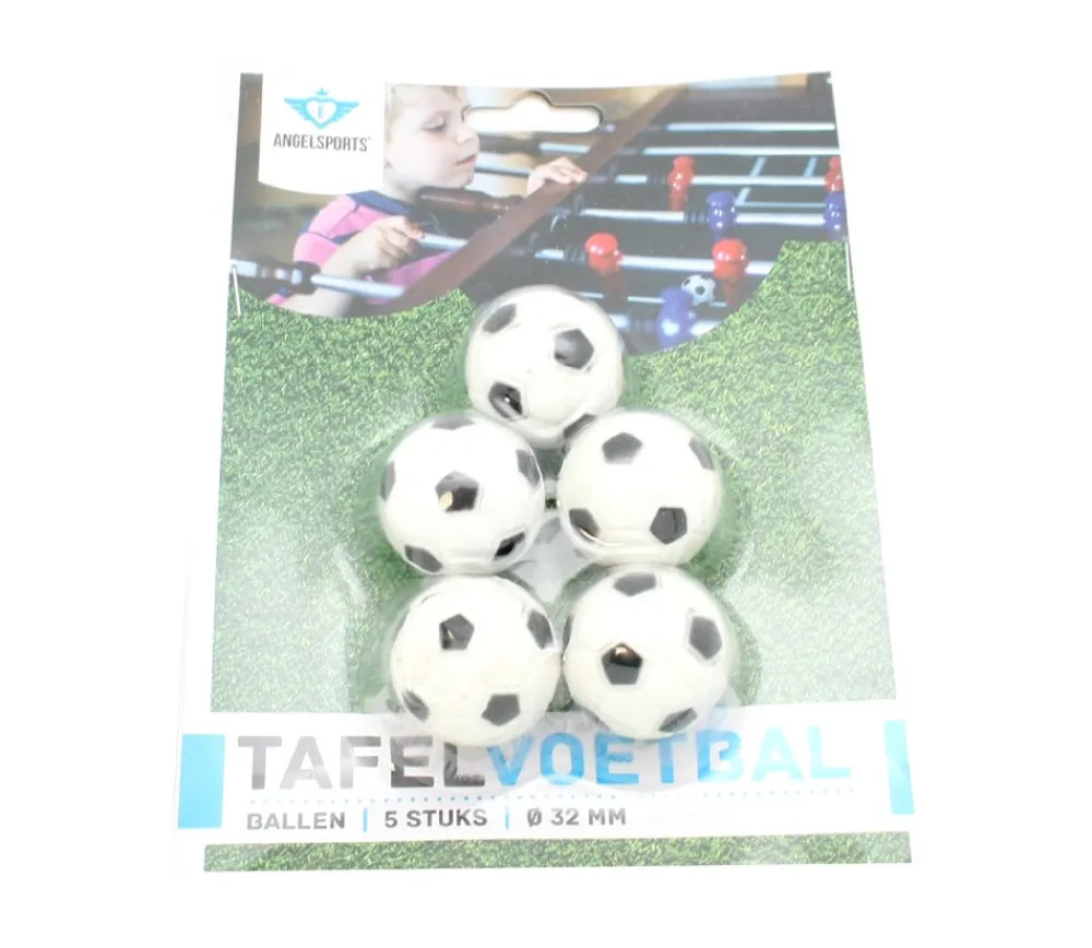 Tout Pour le Jeu 5 mini Ballons style football pour babyfoot