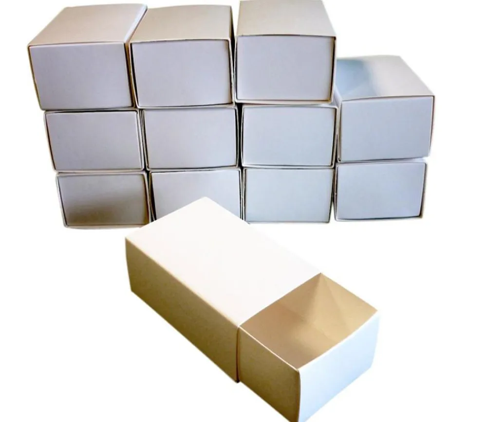 Tout Pour le Jeu 12 Mini Boites carton blanc allumettes taille M