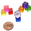 Tout Pour le Jeu 8 mini cubes translucides - 8 mm