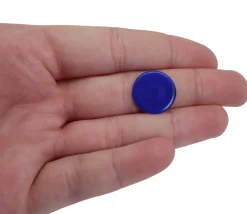 Tout Pour le Jeu 45 mini jetons ronds 1.7 cm en plastique - 5 couleurs