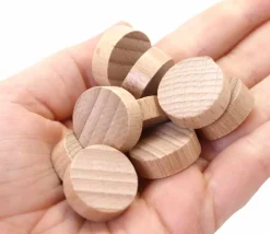 Tout Pour le Jeu 10 mini palets bois 2.1 cm