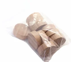 Tout Pour le Jeu 10 mini palets bois 2.1 cm