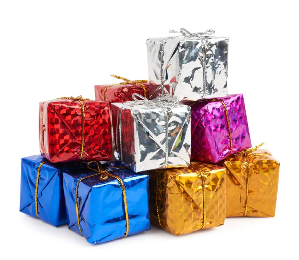 Tout Pour le Jeu 80 mini paquets cadeaux décorations sapin