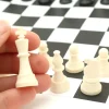 Tout Pour le Jeu 32 Mini pièces échecs plastique 40 mm