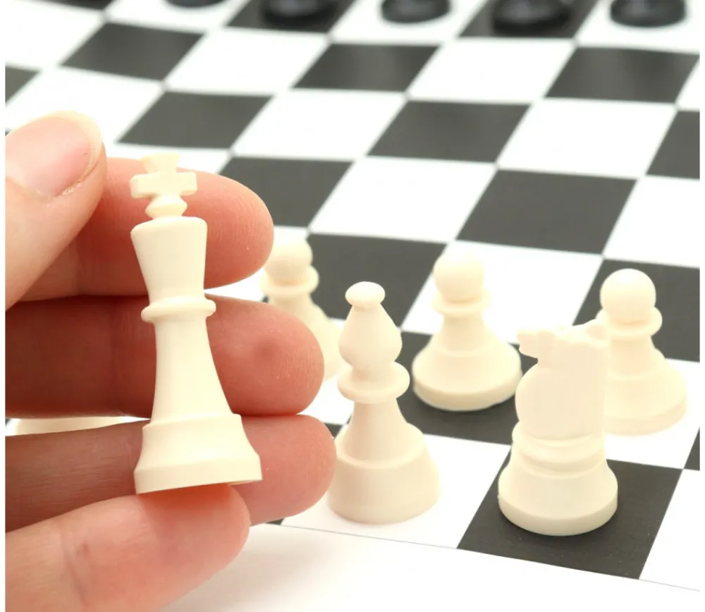 Tout Pour le Jeu 32 Mini pièces échecs plastique 40 mm