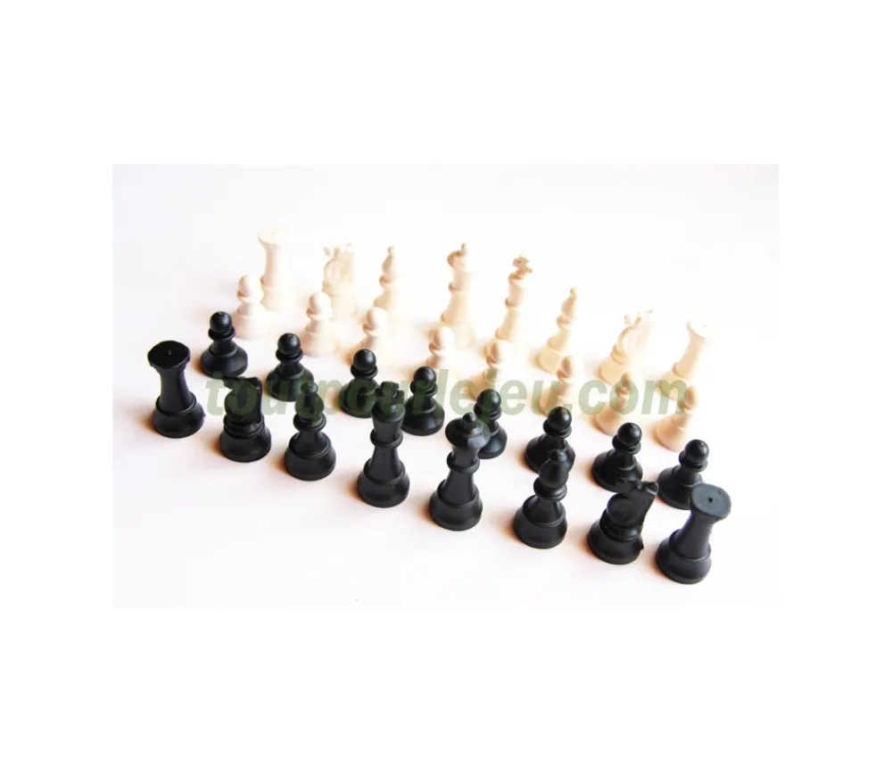 Tout Pour le Jeu 32 Mini pièces échecs plastique 40 mm