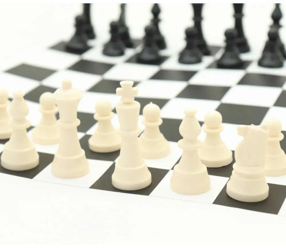 Tout Pour le Jeu 32 Mini pièces échecs plastique 40 mm