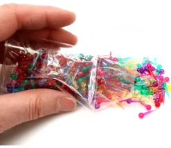 Tout Pour le Jeu 500 mini picots clous translucides 16 mm