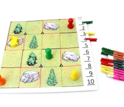 Tout Pour le Jeu 24 Mini pinces à linge en bois coloré - 25 mm