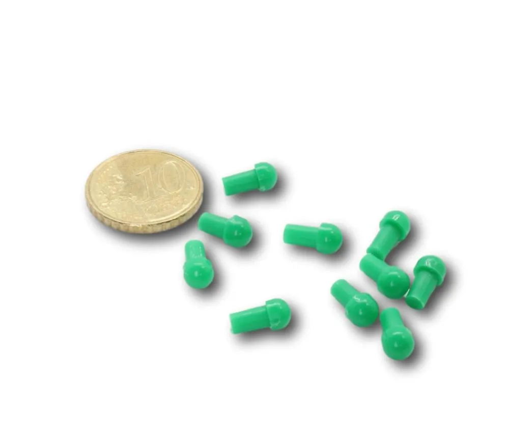 Tout Pour le Jeu 10 Mini pions clous à encastrer 9 x 3 mm lot par couleur