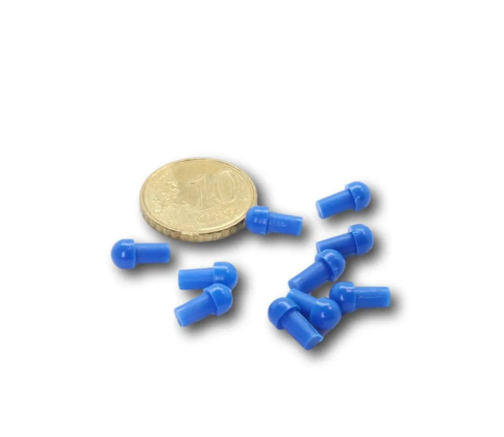 Tout Pour le Jeu 10 Mini pions clous à encastrer 9 x 3 mm lot par couleur