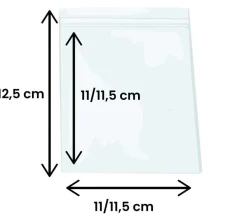 Tout Pour le Jeu 100 Mini sachets zips 115 x 115 mm
