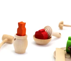Tout Pour le Jeu 10 miniatures en bois ustensiles cuisine