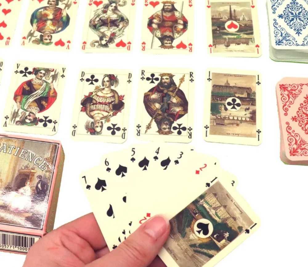 Tout Pour le Jeu 2 minis jeux 54 cartes Patience Sonet Morin