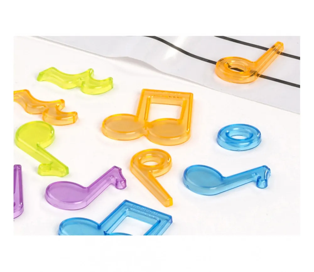 Tout Pour le Jeu 96 notes et symboles de musique couleur translucides