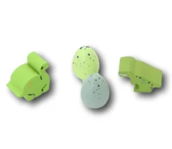 Tout Pour le Jeu 100 Oeufs bois mouchetés 1.5 x 1.2 cm