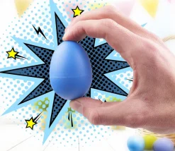 Tout Pour le Jeu 40 oeufs colorés sonores - Œufs de 5.6 cm