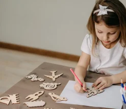 Tout Pour le Jeu 12 outils de traçage en bois formes amusantes