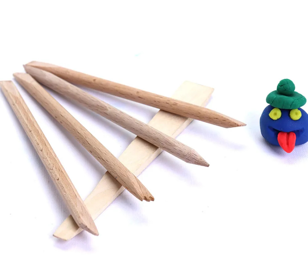 Tout Pour le Jeu 5 outils modelage en bois - ébauchoirs