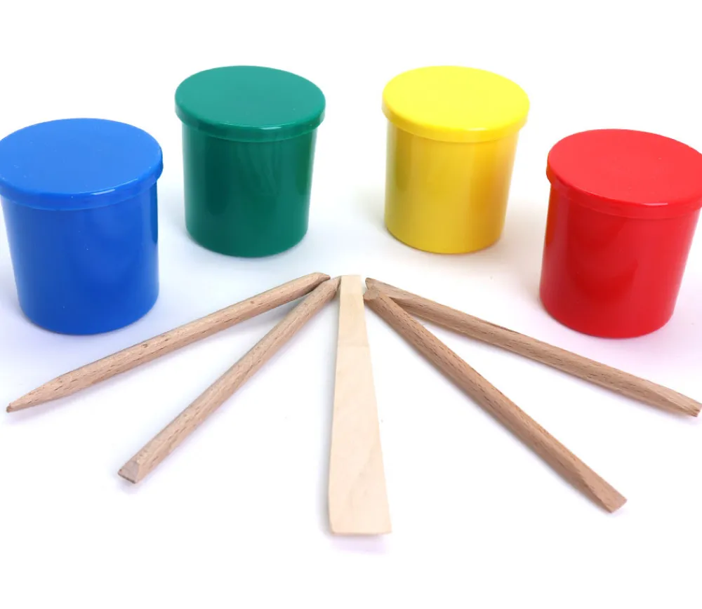 Tout Pour le Jeu 5 outils modelage en bois - ébauchoirs