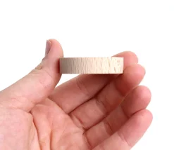 Tout Pour le Jeu 10 palets bois brut 4 cm
