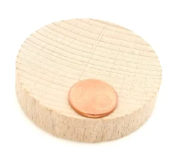 Tout Pour le Jeu 30 palets en bois brut billard hollandais standard 5 cm