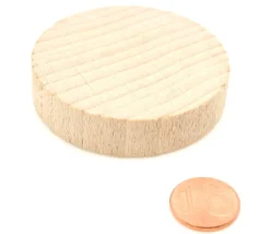 Tout Pour le Jeu 10 Palets en bois naturel 5 cm billard hollandais