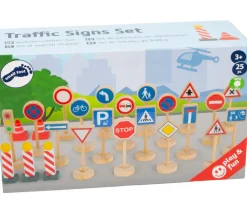 Tout Pour le Jeu 25 panneaux de signalisation en bois (hauteur 10.8 cm)