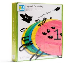 Enfant Tout Pour le Jeu 5 Parachutes coopératifs avec écureuils volants