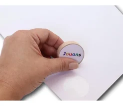 Tout Pour le Jeu 24 Pastilles rondes 37 mm autocollantes blanches étiquettes (pour rond de 4 cm)