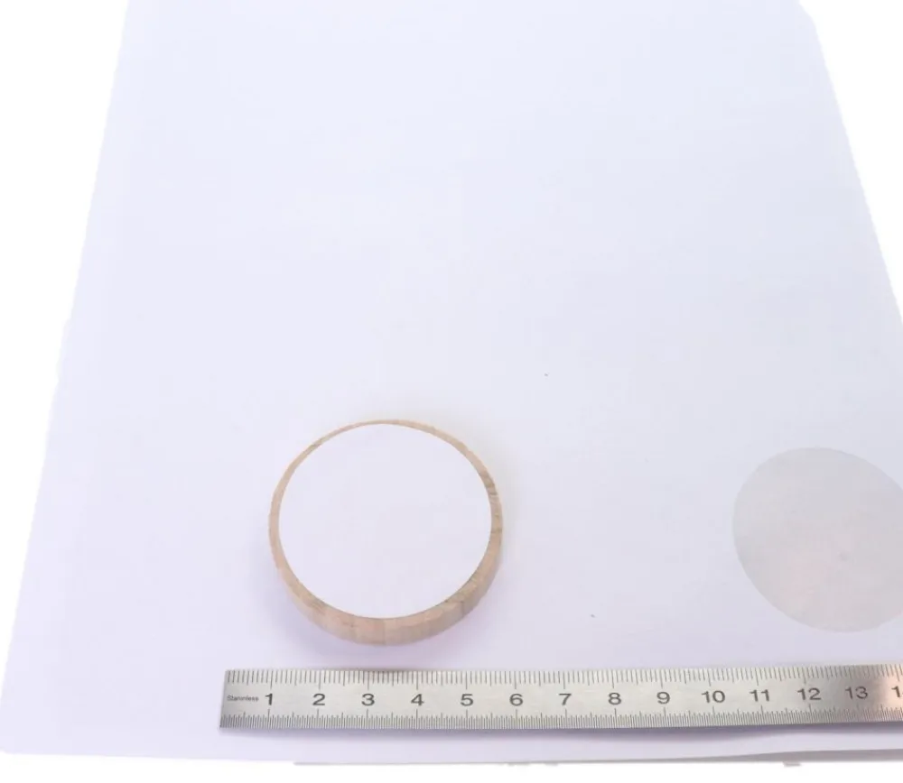 Tout Pour le Jeu 20 Pastilles rondes 45 mm autocollantes blanches étiquettes (pour rond de 5 cm)
