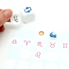 Tout Pour le Jeu 10 pastilles rondes 19 mm autocollantes blanches