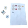 Tout Pour le Jeu 24 Pastilles rondes 40 mm autocollantes blanches étiquettes