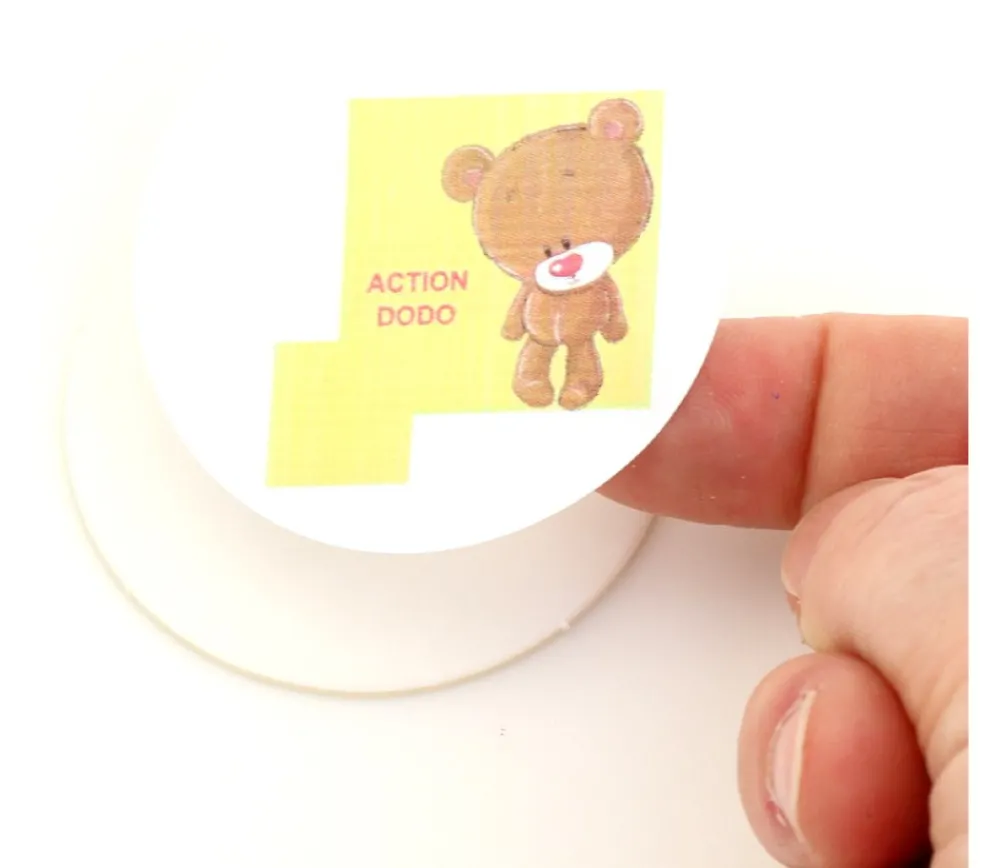 Tout Pour le Jeu 20 Pastilles rondes 50 mm autocollantes blanches étiquettes