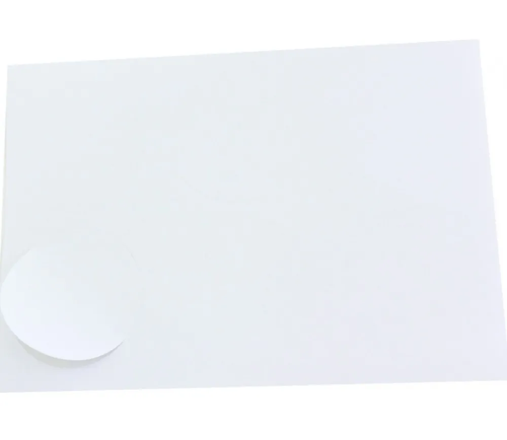 Tout Pour le Jeu 6 Pastilles rondes 85 mm autocollantes blanches étiquettes