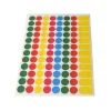 Tout Pour le Jeu 96 pastilles rondes autocollantes 15 mm en 5 couleurs