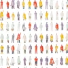 Tout Pour le Jeu 120 personnages miniatures colorés en plastique