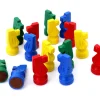 Tout Pour le Jeu 16 petits chevaux en bois - pions de jeux 4 cm