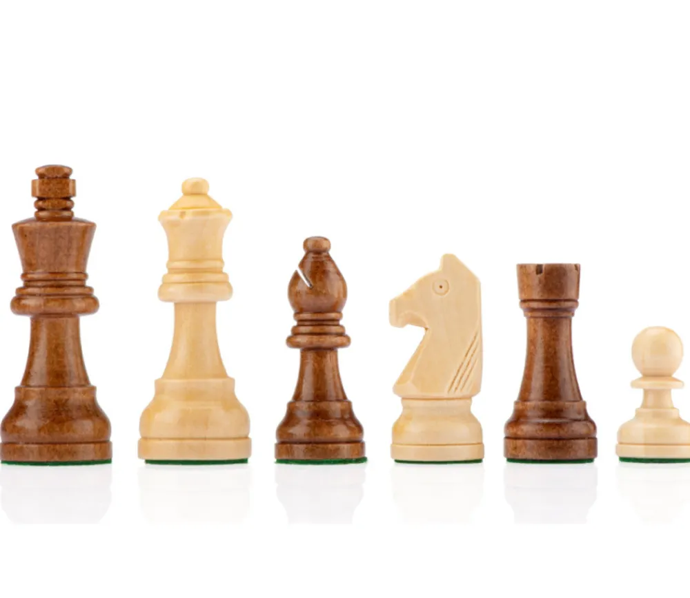 Tout Pour le Jeu 32 pièces échecs T3 lestées + coffret en bois