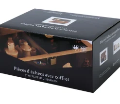 Tout Pour le Jeu 32 pièces échecs T3 lestées + coffret en bois