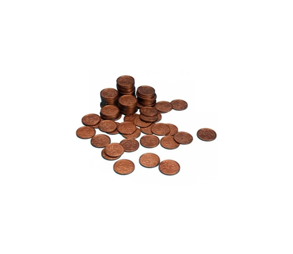 Tout Pour le Jeu 100 Pièces de 5 centimes d'euro en Re-plastique monnaie factice jeu