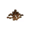 Tout Pour le Jeu 100 Pièces de 50 centimes d'euro en Re-plastique monnaie factice jeu