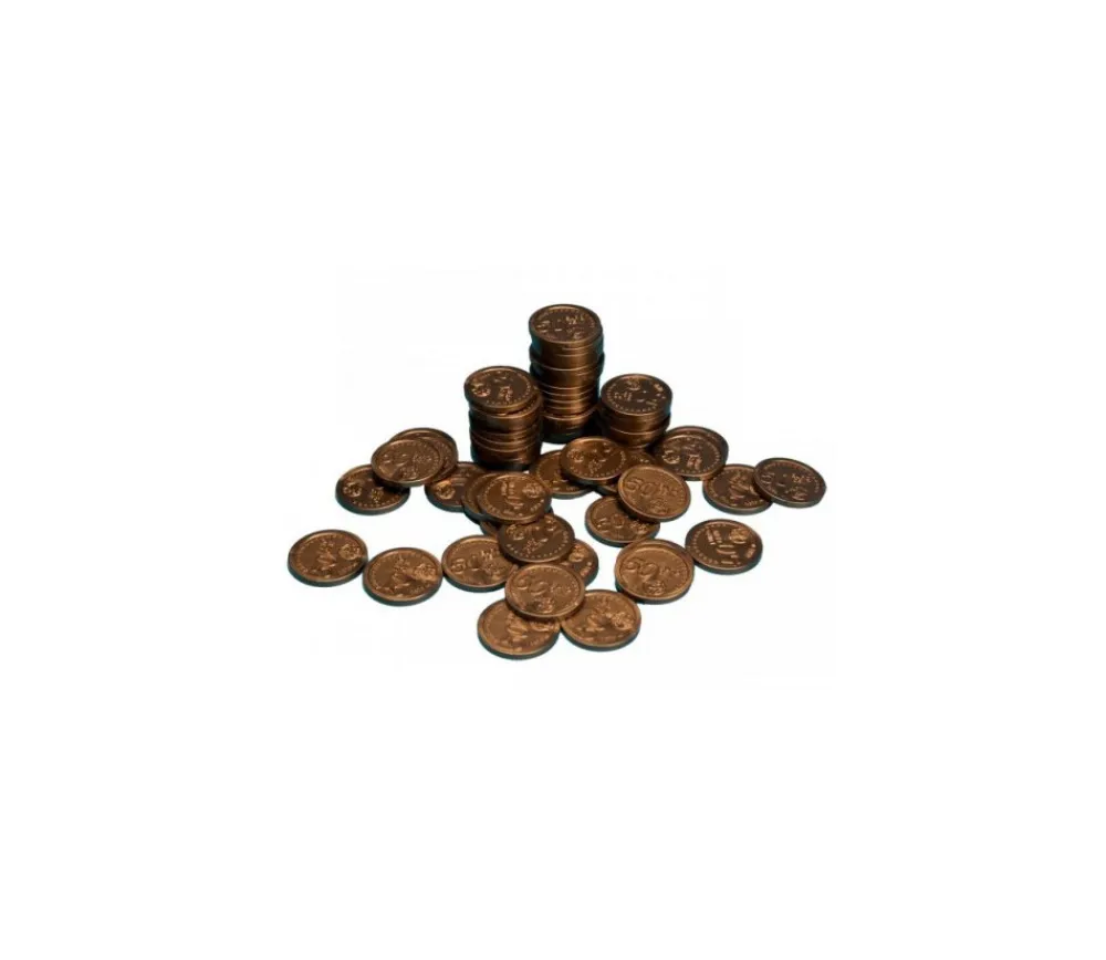 Tout Pour le Jeu 100 Pièces de 50 centimes d'euro en Re-plastique monnaie factice jeu