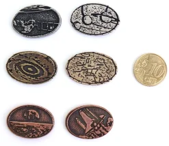 Tout Pour le Jeu 20 Pièces en métal Astrologie - Planets